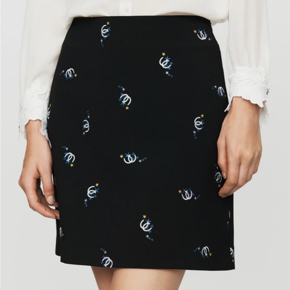 Maje París Jiwest Mini Skirt in Size 6/Eur 36